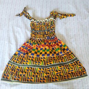 African print dress for baby girl